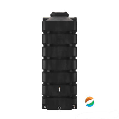 cisterna vertical modular 1050 litros. black