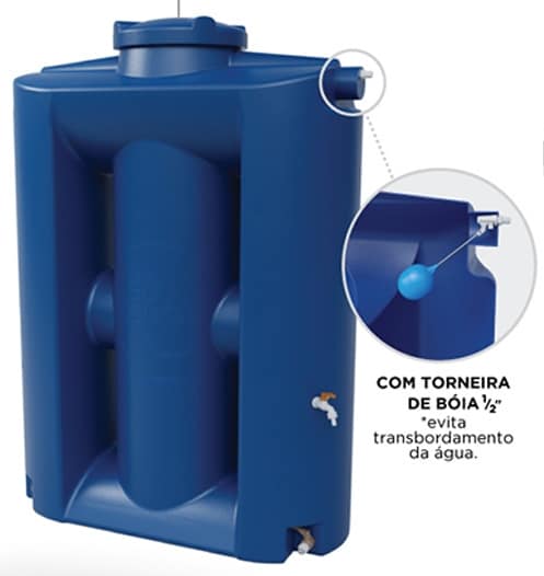 Cisterna agua potavel 600 litros